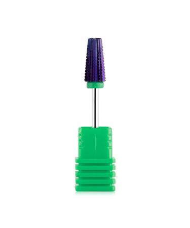 BNG 5-in-1 Electric Nail Drill Cutter - Professional Tungsten Steel Bits for Gel & Acrylic Nails | 3/32 Nail Millers for Manicure & Pedicure - Rough Purple - Buy Online on GoSupps.com