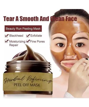 Pro-Herbal Refining Peel-Off Facial Mask - Blackhead Remover & Pore Minimizer Set | 80ml (2PCS) - Buy Online on GoSupps.com