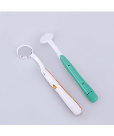 Buy Green Dental Mirror with Bright LED Light - Essential Tool for Dentists & Oral Care - Buy Online on GoSupps.com