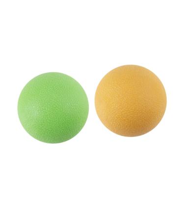 Beavorty 2st back roll Yoga accessories pilates accessories yoga accessories Perfect massage ball fascia ball for feet yoga ball muscle roll heal massage ball gymnastics ball scroll wheel medium green