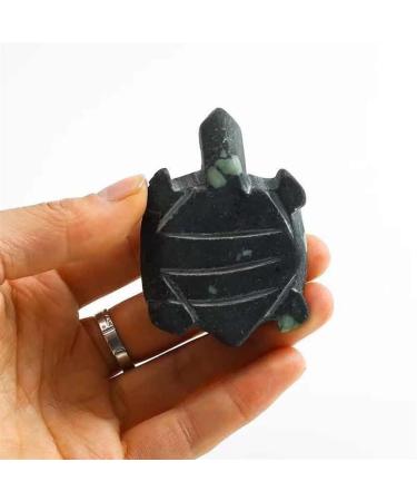 Double Happy Healing Crystal - 2.5 Natural Turtle Craft Carved Gem Reiki Animal Decoration Gift - Buy Online on GoSupps.com