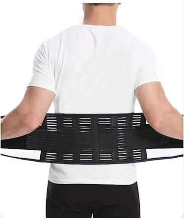 XXL Back Belt for Men & Women - Pain Relief Support Bandage Flexible & Breathable Lumbar Waist Support - Buy Online on GoSupps.com