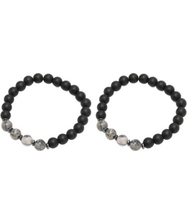 Buy Fashion Stone Bracelet for Men & Women | Acupuncture Slimming Pain Relief Magnetic Bracelet - Buy Online on GoSupps.com