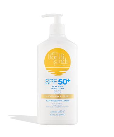 Bondi Sands SPF 50+ Fragrance Free - Sunscreen Lotion Value Pump Pack 500mL SPF 50+ 500 ml (Pack of 1) - Buy Online on GoSupps.com
