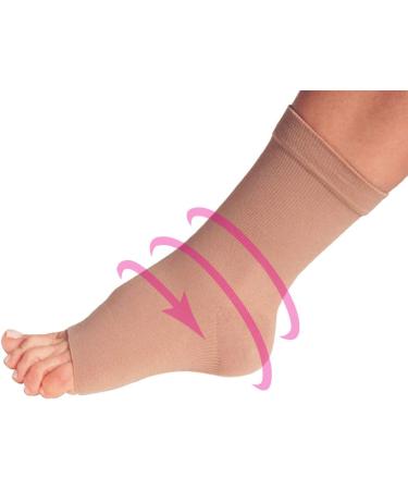 PediFix Compression Anklet Lightweight Elastic Ankle Bandage #3 Medium