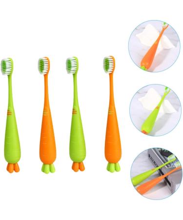 Buy Healvian 20 Pack Carrot Toothbrush Set for Kids | Toddler & Children's Travel Toothbrushes | Household Dental Care - Buy Online on GoSupps.com