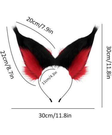 Adult Cosplay Accessories Anime Theme Hell's Inn Alastor Animal Ears Ear Headband Prop - Buy Online on GoSupps.com