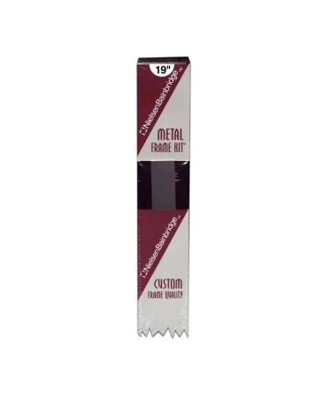 Nielsen Accents Do-It-Yourself Aluminum Metal Frame Sections w/ 2 Moulding Pieces Plus Hardware for Artwork, Photos and Posters, Black