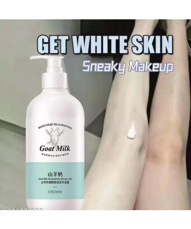 Chitaaksh Goat Milk Mousse Body Wash Moisturizing Shower Gel | Hydrating Body Care for Women & Men | Korean Radiance Butter - Buy Online on GoSupps.com