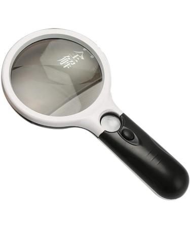 HD Magnifying Glass with Light 20 Times Handheld High Magnification Magnifier - Buy Online on GoSupps.com