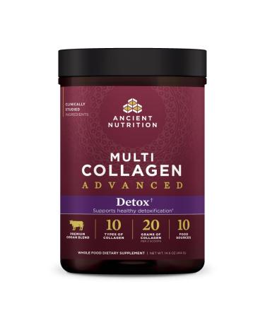 Ancient Nutrition Advanced Multi Collagen Protein Powder Cleanse & Detox Unflavored 36 Servings
