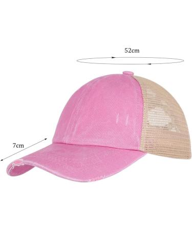 Buy Itoda Girls Baseball Cap - Adjustable Ponytail Mesh Hat for Summer Sun Protection XS-S - Outdoor Beach Essential - Buy Online on GoSupps.com