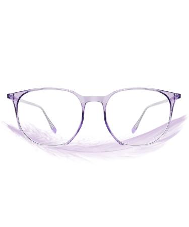 ROCKNIGHT Blue Light Blocking Glasses for Computer Phone Digital Screen Purple Frame