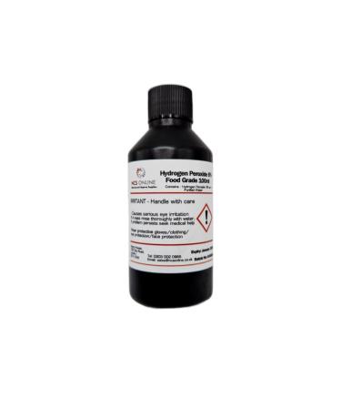 Hydrogen Peroxide 6% Food Grade 100ml - Pure and Unstabilised