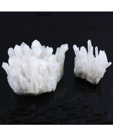 Buy Nupuyai Natural Mountain Crystal Druse Rodstein - Irregular Reiki Healing Stone & Large Crystal Cluster for Home Decoration - International Shipping Available - Buy Online on GoSupps.com