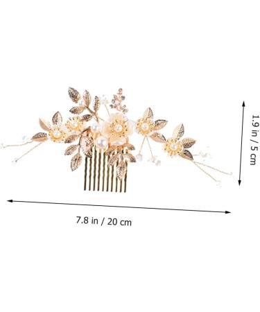 minkissy Wedding Hair Clips Hair Comb Manual Bride Pearl Vintage Decor - Buy Online on GoSupps.com