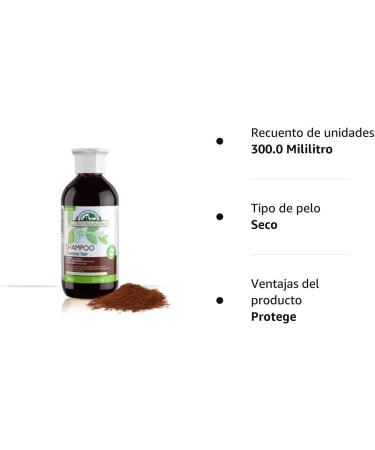 Buy Henna Shampoo 300ml for Chestnut Hair - Nourishing & Natural | International Shipping Available - Buy Online on GoSupps.com