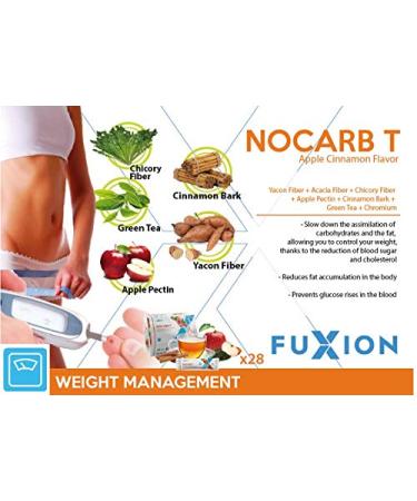 FuXion Nocarb T - Balance Cholesterol & Cut Fat | 28 Sticks - Carb Blocker for Weight Management - Buy Online on GoSupps.com