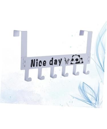 Cabilock Over Door Clothes Hanger Rack Hat Rack Coat Hook Racks Storage Rack Door Hook Door Frame Indoor medium White - Buy Online on GoSupps.com