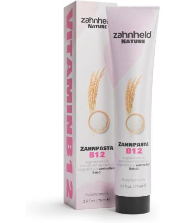 Organic toothpaste ORBIMED VITAMIN B12 (4 X 75 Ml) sweet menthol aroma organic toothpaste vegan fluoride-free in homeopathic treatment natural cosmetics