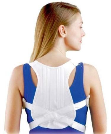 Fla 16-4201LSTD Posture Control Shoulder Brace White Extra Large