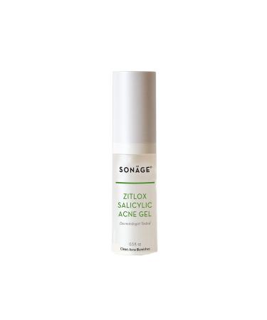 Sonage Zitlox Salicylic Acne Gel: Spot Treatment with Tea Tree Oil | Clears Acne Blemishes | Benzoyl Peroxide Alternative