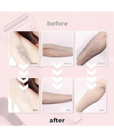 Duskofficial Razor Duskofficial The Glide Pro 3.0 Portable Ladies Shaver 2 in 1 Electric Waterproof Shaver Razors Bikini Trimmer for Women for Leg Arm Underarm Pubic Area (Pink) - Buy Online on GoSupps.com