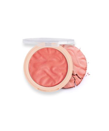 Revolution Beauty London Blusher Reloaded Blush All-Day Wear Highly Pigmented and Buildable Rhubarb Custard 7.5g Rhubarb & Custard