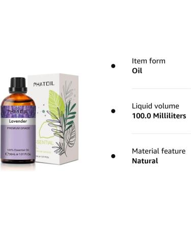 PHATOIL Lavender Essential Oil 30ML - Premium Grade Pure Oil for Diffusers, Aromatherapy & Candle Making - Buy Online on GoSupps.com