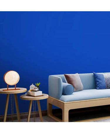15.7x394 Blue Peel and Stick Wallpaper - Waterproof Self Adhesive Contact Paper for Wall, Furniture, Countertop - Dark Blue Vinyl Film - Buy Online on GoSupps.com