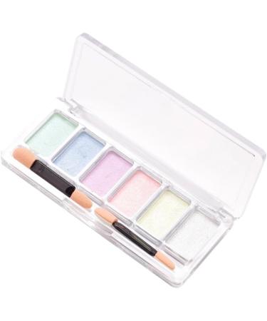 Nail Mirror Powder 6 Colours Manicure Chrome Glitter Pigment with Eyeshadow Stick Colorful nail chrome powder - Buy Online on GoSupps.com