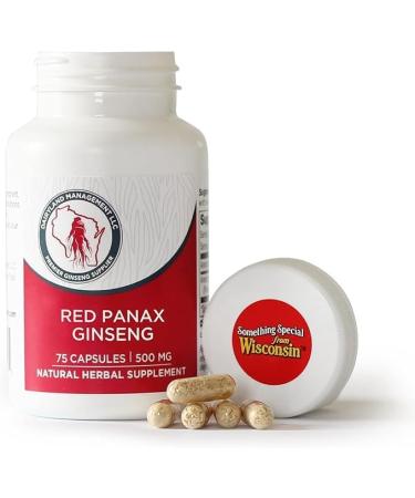 Dairyland Korean Red Panax Ginseng Capsules - 2000 mg Concentrated Potent Ground Ginseng Root Extract - No Fillers Binders or Other Additives. (75 ct) 75 Count (Pack of 1) - Buy Online on GoSupps.com
