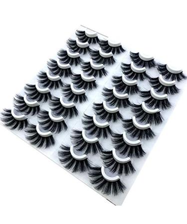 Buy NEW 16 Pairs 100% Mink Eyelashes | Natural & Dramatic Volume Fake Eyelashes | 8-25mm Extension (3DF001) - International Shipping Available - Buy Online on GoSupps.com