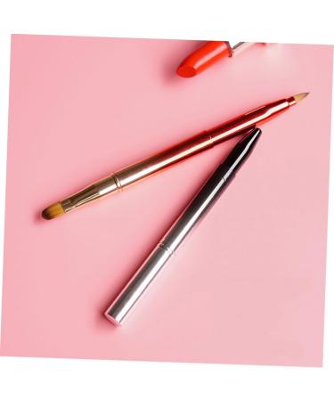 DRESSOOS Eyeshadow Concealer Lipstick Gloss Brush Lip Line Brush Retractable Lipstick Liner Lip Applicator Eye Shadow Applicators Lip Travel Lip Liner Brush Makeup Brush medium As Shown - Buy Online on GoSupps.com