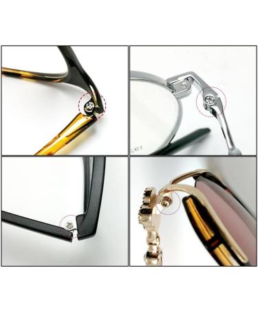 Premium Stainless Steel Glasses Screw Set for Sunglasses Repair - Screws Nuts Tool Set & Nasal Cushions Included - Buy Online on GoSupps.com