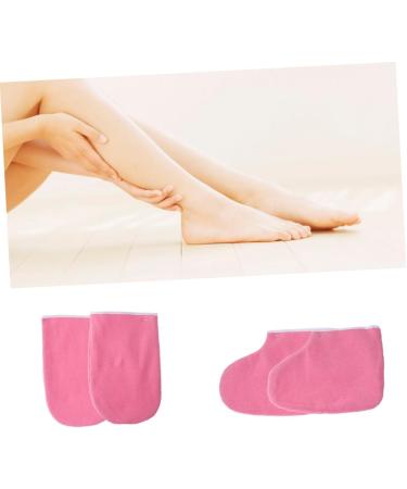 MAGICLULU 6 Pairs Gloves for Nail Paraffin Bath Liners Wax Bath Gloves Hand Moisturizer Gloves Paraffin Wax Refill Feet Cover Bags Spa Gloves Wax Booties Mittens Work Pink Boots - Buy Online on GoSupps.com