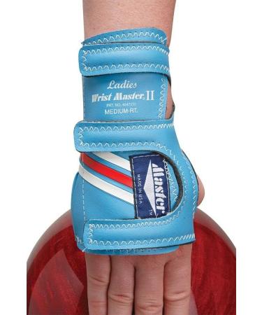 Ladies Wrist Master 2 Bowling Wrist Support-Blue-Right Hand-Medium (M45PBRHMD)