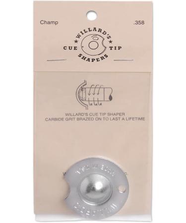 Willard Pool Cue Tip Shaper - Dime Radius | Improve Cue Performance - Buy Online on GoSupps.com