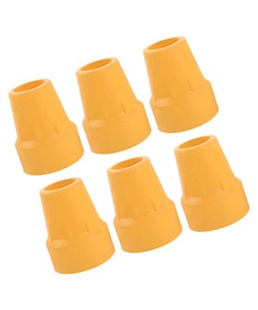 Baluue 6pcs Walking Stick Tips Replacement Trekking Pole Tips Hiking Pole Tips Cane Sticks Tips Protectors