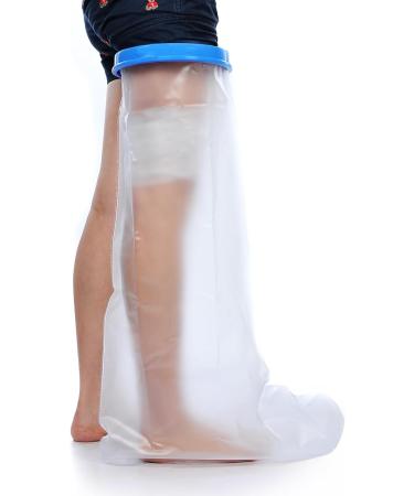 Daraume Waterproof Leg Cast Cover for Shower and Bath Reusable Sealed Watertight Foot Protector to Keep Wound & Bandages Dry for Broken Long Leg Knee Foot Ankle Wound Burns - Buy Online on GoSupps.com