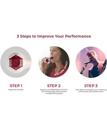 Breather Voice: Hand-Held Vocal Muscle Trainer for Singers & Podcasters | Improve Vocal Strength with App | Safe Voice Training Device - Buy Online on GoSupps.com