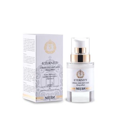 Nejen ETERNITY AntiAge face cream Made in Italy antiwrinkle lifting rich in ailuronic acid retinol collagen and vitamin C patented active ingredients Hyadisine Cellactive form