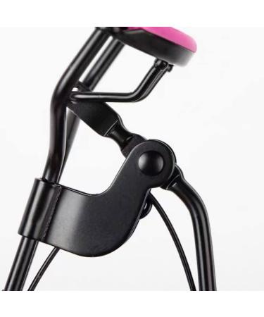 Qiuyan Black Handle Eyelash Lash Curler Handle Tools with 5 Replacement Silicone Refill Pads for Makeup Cosmetic - Buy Online on GoSupps.com