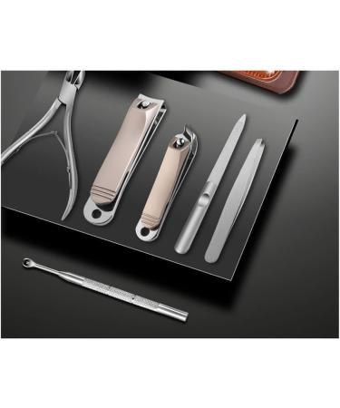 Nail Clippers Set Black Nail Clipper Set Professional Pedicure Manicure Tool Men's Grooming Set Stainless Steel Portable Travel Nail Cover 8 Pieces (Color : B) - Buy Online on GoSupps.com