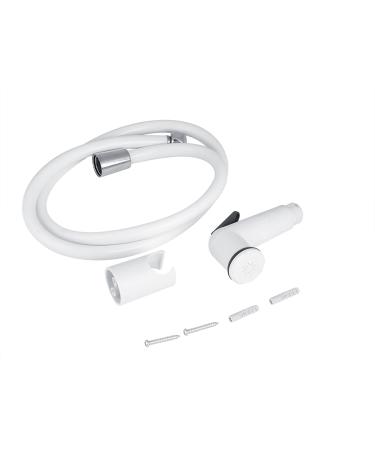 Bathroom Spray Head Set Portable ABS Plastic Handheld Shower Bidet Sprayer Head Set with Hose and Bracket