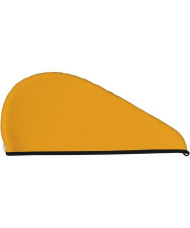 Goldenrod Microfiber Hair Towel - Super Absorbent Coral Velvet Wrap for Long Curly & Thick Hair - Buy Online on GoSupps.com
