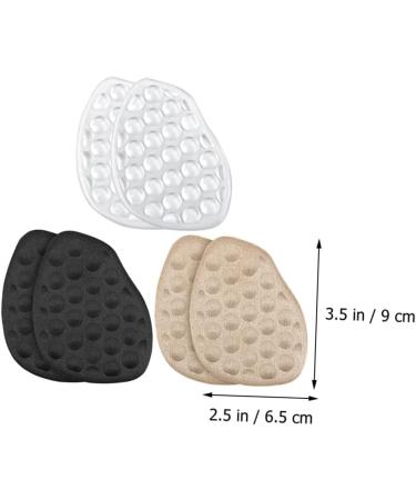 NOLITOY 12 Pairs High Heels Forefoot Pads | Support Insoles & Heel Grips for Women | Comfortable Shoe Inserts for Plantar Pain Relief - Buy Online on GoSupps.com