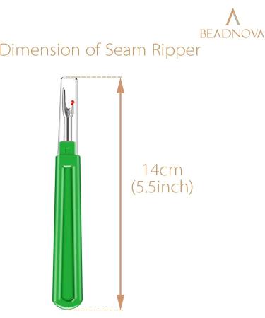 BEADNOVA 4pcs Seam Ripper Set for Crafting Sewing, Thread & Tag Remover - 4 Colors - Buy Online on GoSupps.com