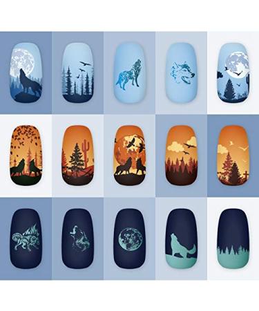 KADS Nail Stamping Plate NA032 - Nature Image Design for DIY Nail Art - Buy Online on GoSupps.com