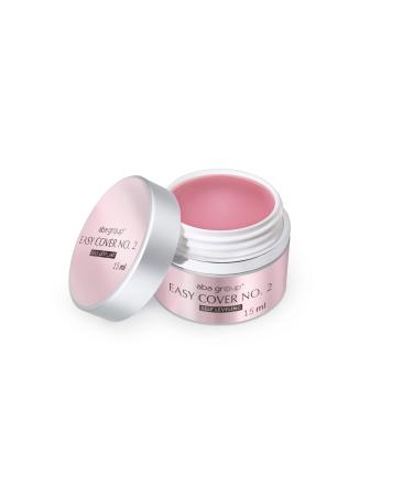 Easy Cover Self Leveling Gel ABA Group 15ml - Self -leveling constructs nail UV LED gel for nails nails nail design camouflage assembly gel for gel nails sealing gel for gel nails (No. 2)